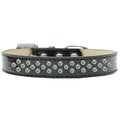 Unconditional Love Sprinkles Ice Cream AB Crystals Dog CollarBlack Size 14 UN756613